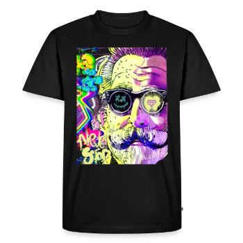 STREET ARTWORK - T-shirt Premium bio Homme - noir - Devant - Nico (187cm)