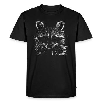 dormilón racoon - T-shirt Premium bio Homme - noir - Devant - Nico (187cm)
