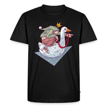 Brothers Grimm Le conte de fées d'oie d'or - T-shirt Premium bio Homme - noir - Devant - Nico (187cm)