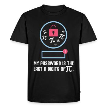 Drôle de citation mathématique Professeur de mathématiques Dictons de mathématiques - T-shirt Premium bio Homme - noir - Devant - Nico (187cm)