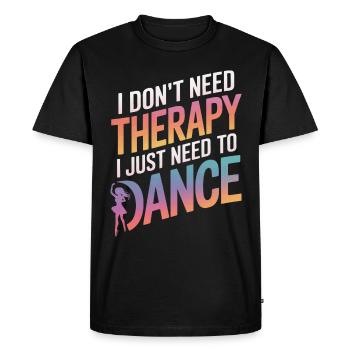Dansant Danseurs Dansant - T-shirt Premium bio Homme - noir - Devant - Nico (187cm)