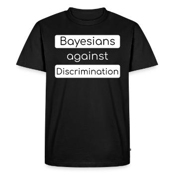 Bayesians Against Discremination Computer Science - Men's Premium Organic T-Shirt - black - Front - Nico (187cm)