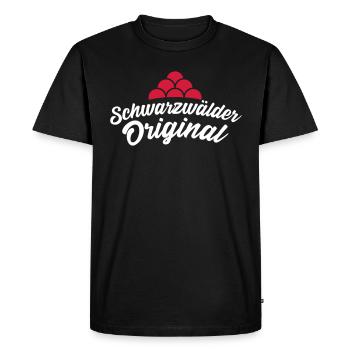 Origine de la forêt noire - T-shirt Premium bio Homme - noir - Devant - Nico (187cm)