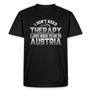 Autriche - T-shirt Premium bio Homme - noir - Devant - Nico (187cm)