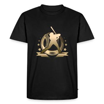 base- - T-shirt Premium bio Homme - noir - Devant - Nico (187cm)