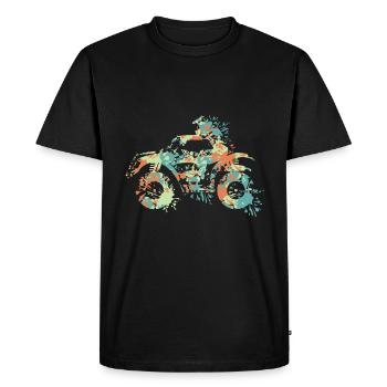 Quad ATV Splash - T-shirt Premium bio Homme - noir - Devant - Nico (187cm)