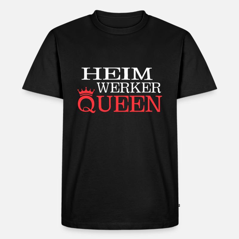 Heimwerker Queen - Männer Premium Bio T-Shirt - Schwarz