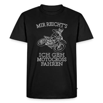 Motocross Conduite - T-shirt Premium bio Homme - noir - Devant - Nico (187cm)