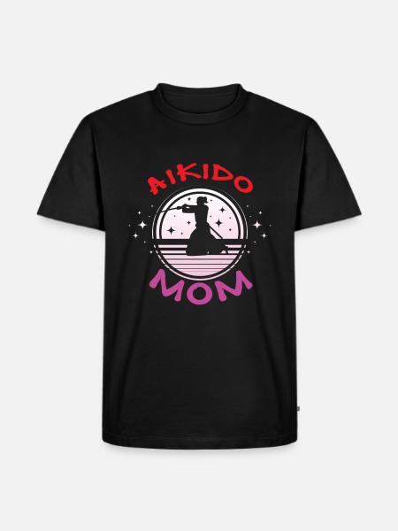 Aikido Mama - Men's Premium Organic T-Shirt - black