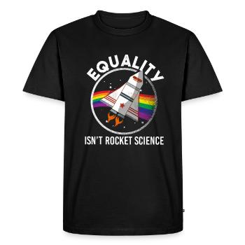 Gay Pride - T-shirt Premium bio Homme - noir - Devant - Nico (187cm)