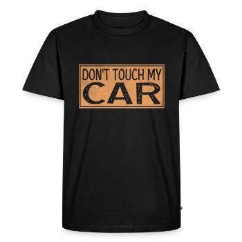My car - Men's Premium Organic T-Shirt - black - Front - Nico (187cm)