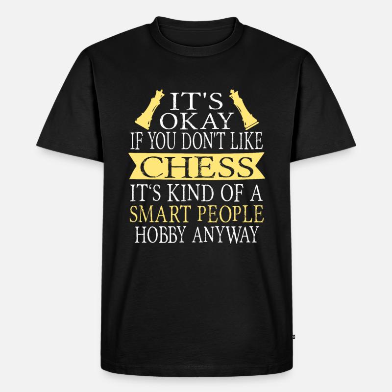 Chess - Männer Premium Bio T-Shirt - Schwarz