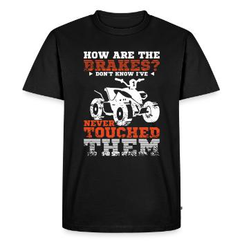 Brakes Quad Atv - T-shirt Premium bio Homme - noir - Devant - Nico (187cm)