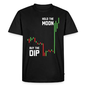 acheter l’investissement dip - T-shirt Premium bio Homme - noir - Devant - Nico (187cm)