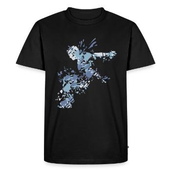 Splash Freerunning Parkour - Men's Premium Organic T-Shirt - black - Front - Nico (187cm)
