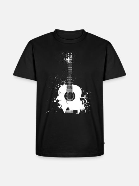 Guitariste Guitariste Guitariste Guitare Vintage - T-shirt Premium bio Homme - noir