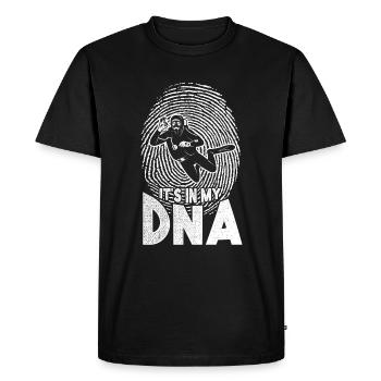 Plongeur plongée apnée apnée - T-shirt Premium bio Homme - noir - Devant - Nico (187cm)