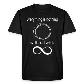 Math math teacher school teaching math teacher - Men's Premium Organic T-Shirt - black - Front - Nico (187cm)