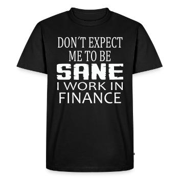 Accountant Finance Accounting Accountant - Men's Premium Organic T-Shirt - black - Front - Nico (187cm)