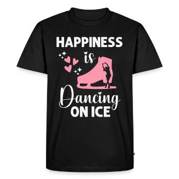 Patinage artistique Patinage de vitesse Sport patinage de vitesse - T-shirt Premium bio Homme - noir - Devant - Nico (187cm)