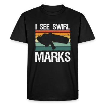 Voiture Detailer see swirl mark Car Painter Detailing - T-shirt Premium bio Homme - noir - Devant - Nico (187cm)