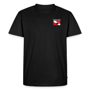 Scuba Diving Gear American Rescue Scuba Diver - T-shirt Premium bio Homme - noir - Devant - Nico (187cm)