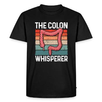 Gastroenterologist Proctologist Colon Whisperer - Männer Premium Bio T-Shirt - Schwarz - Vorne - Nico (187cm)