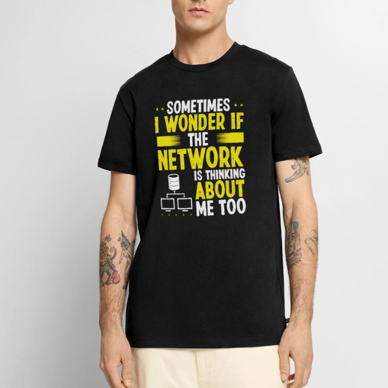 Network Engineer Server Engineering Cloud Networks Men's Premium Organic T-Shirt