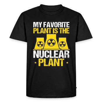 Nuclear Engineer Superpower Engineering Student - Männer Premium Bio T-Shirt - Schwarz - Vorne - Nico (187cm)