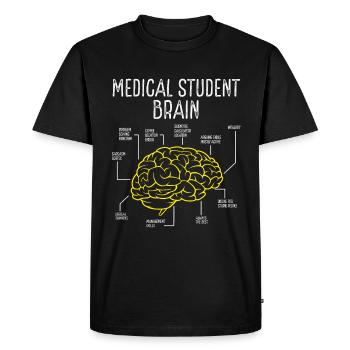 Medical Student Medical School Must Haves Medicals - Men's Premium Organic T-Shirt - black - Front - Nico (187cm)