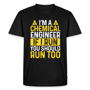 Chemical Engineer Chemical Engineering - Männer Premium Bio T-Shirt - Schwarz - Vorne - Nico (187cm)