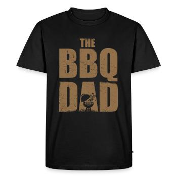 Le Bbq Papa Maître Griller Papa Fête des Pères - T-shirt Premium bio Homme - noir - Devant - Nico (187cm)
