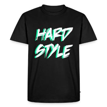 Hardstyle | Marchandise hardstyle - T-shirt Premium bio Homme - noir - Devant - Nico (187cm)
