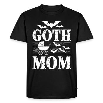 Maman gothique ! Alt Esthétique Goth Maman Emo - T-shirt Premium bio Homme - noir - Devant - Nico (187cm)