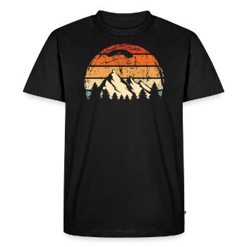 Parapente par - T-shirt Premium bio Homme - noir - Devant - Nico (187cm)