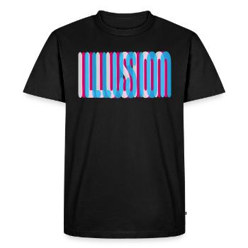 98 Illusion - T-shirt Premium bio Homme - noir - Devant - Nico (187cm)