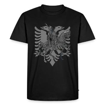 Aigle, idée cadeau - T-shirt Premium bio Homme - noir - Devant - Nico (187cm)