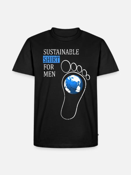 Sustainable shirt for men - Men's Premium Organic T-Shirt - black
