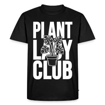 Club Plante Monstera - T-shirt Premium bio Homme - noir - Devant - Nico (187cm)