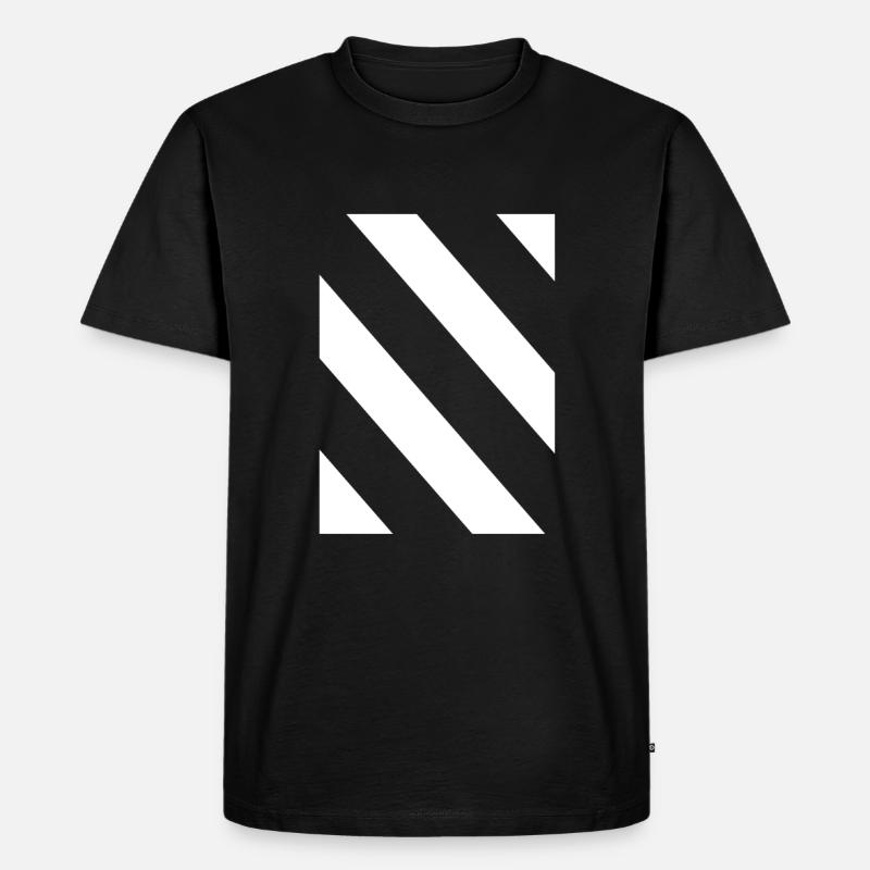 Form Symbol Icon - Männer Premium Bio T-Shirt - Schwarz