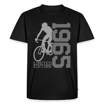 Édition limitée 1965 - Exclusivité cycliste - T-shirt Premium bio Homme - noir - Devant - Nico (187cm)