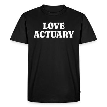Actuarial Analyst Couple Actuary - Men's Premium Organic T-Shirt - black - Front - Nico (187cm)