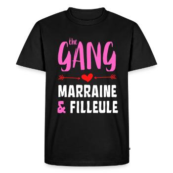 The Gang Marraine et Filleule - T-shirt Premium bio Homme - noir - Devant - Nico (187cm)