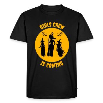 Halloween Sorcières Filles - T-shirt Premium bio Homme - noir - Devant - Nico (187cm)