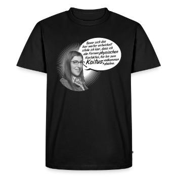 La théorie du Big Bang Amy Koitus - T-shirt Premium bio Homme - noir - Devant - Nico (187cm)
