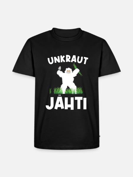 Unkraut Jähti Yeti - Männer Premium Bio T-Shirt - Schwarz