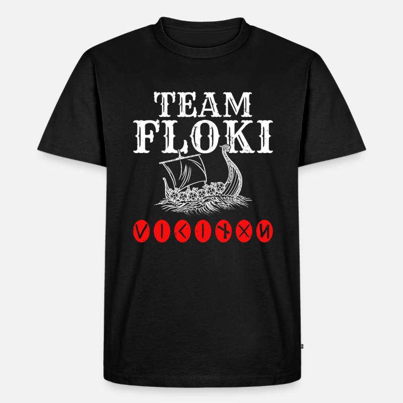 L’équipe Floki des constructeurs navals - T-shirt Premium bio Homme - noir