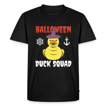 Halloween Rubber Duck Squad Hunting Hunter Cruise Sc - Men's Premium Organic T-Shirt - black - Front - Nico (187cm)