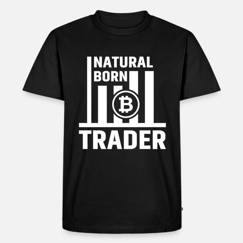 Bitcoin Trader Trading BTC - T-shirt Premium bio Homme - noir