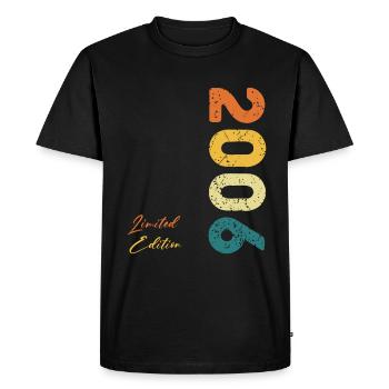 2006 Edition Limitée née en 2006 - T-shirt Premium bio Homme - noir - Devant - Nico (187cm)